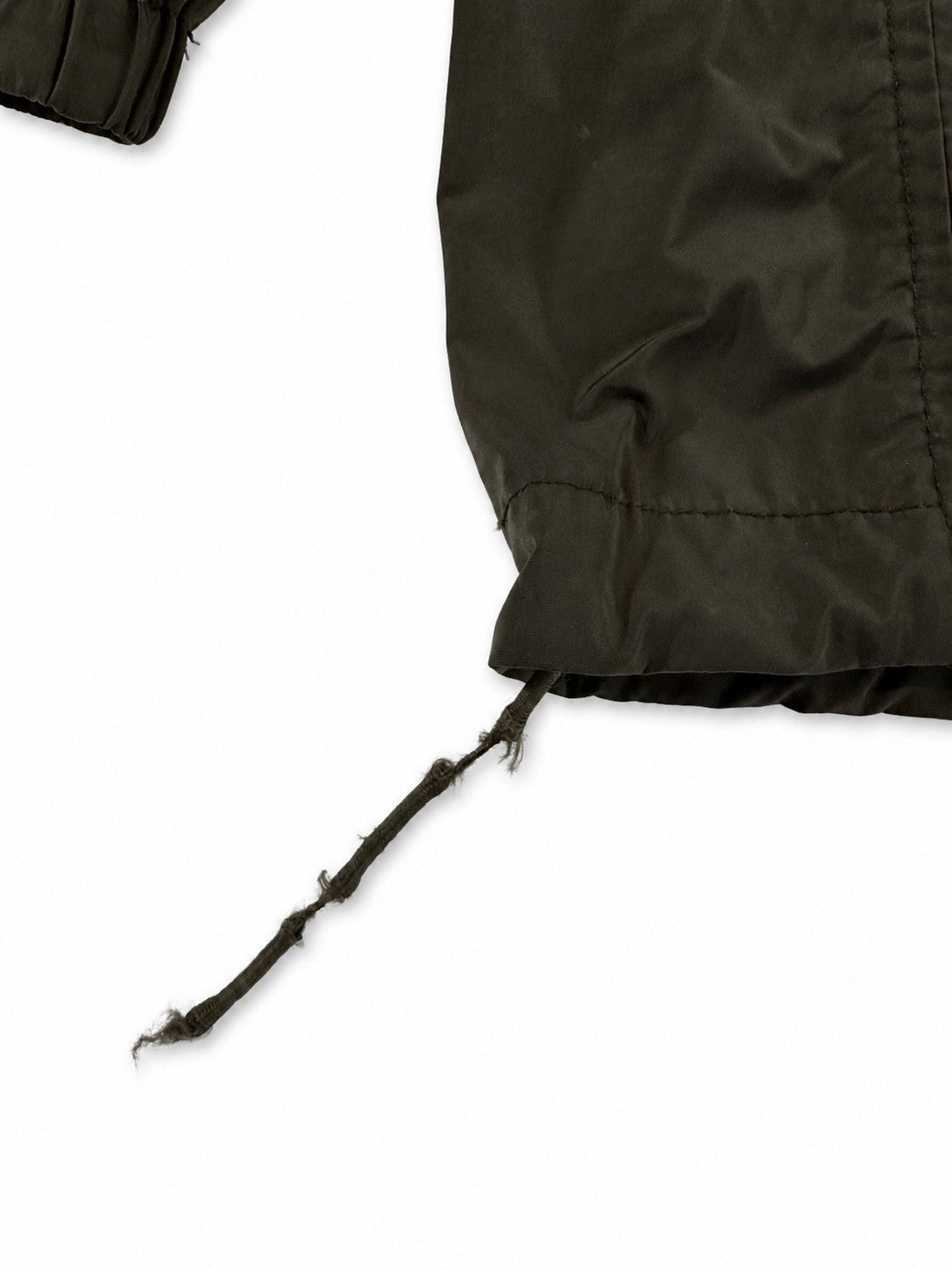 Burberry London Womens Hooded Parka Lightweight Rain Jacket Olive Nova Check