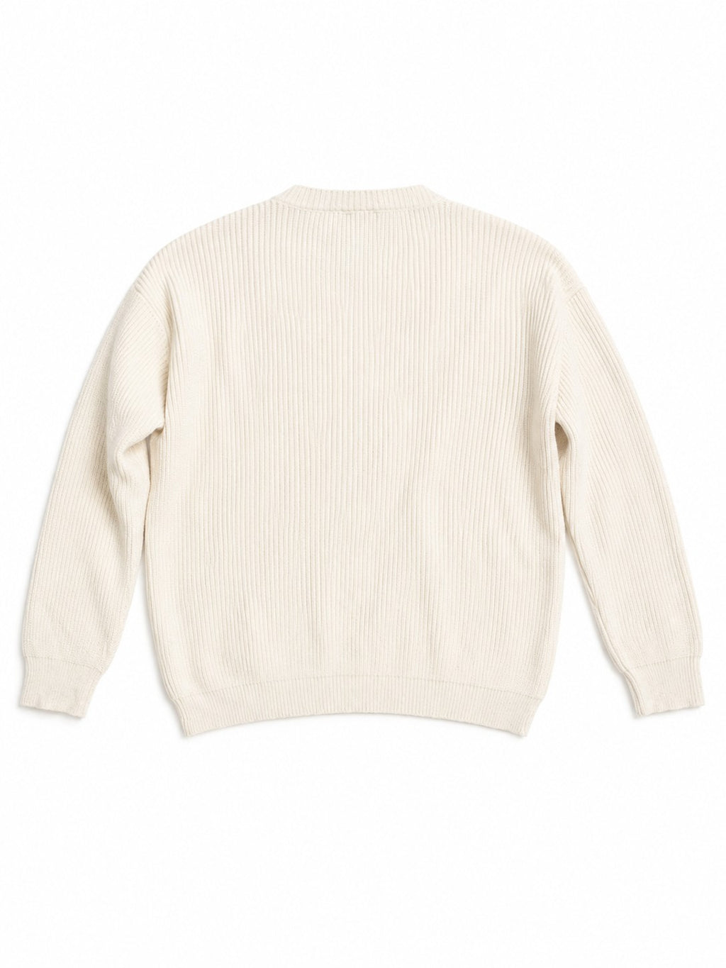 Hello Molly Cream Candy Cane Heart Knit Sweater Christmas Oversized Womens M/L