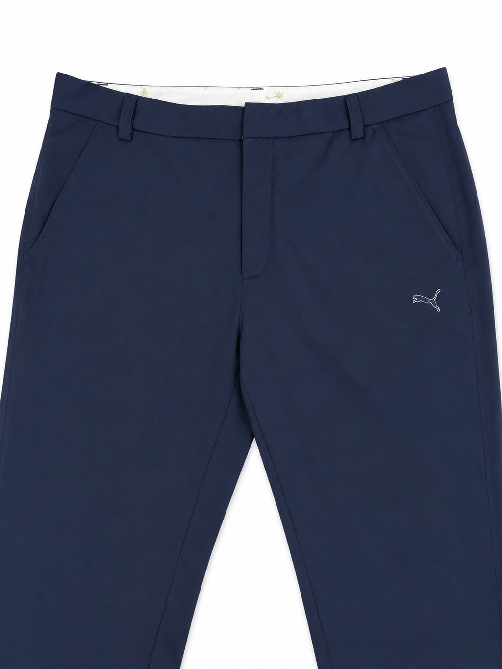 PUMA Golf Men's Navy Blue Stretch Golf Pants Flat Front 36x32 Polyester