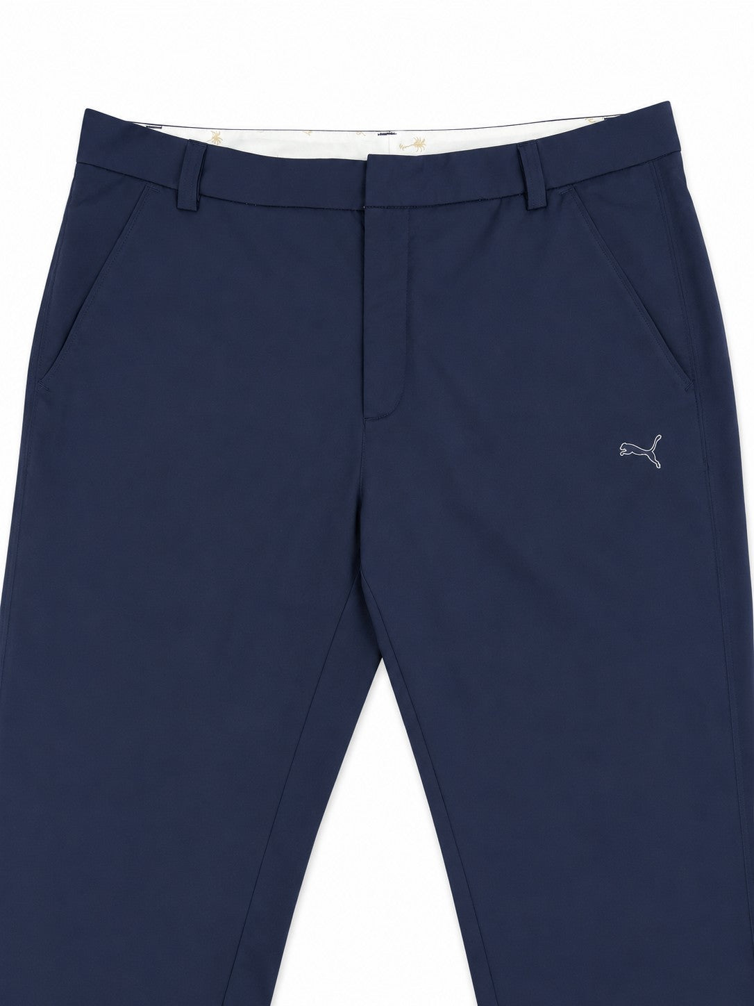 PUMA Golf Men's Navy Blue Stretch Golf Pants Flat Front 36x32 Polyester
