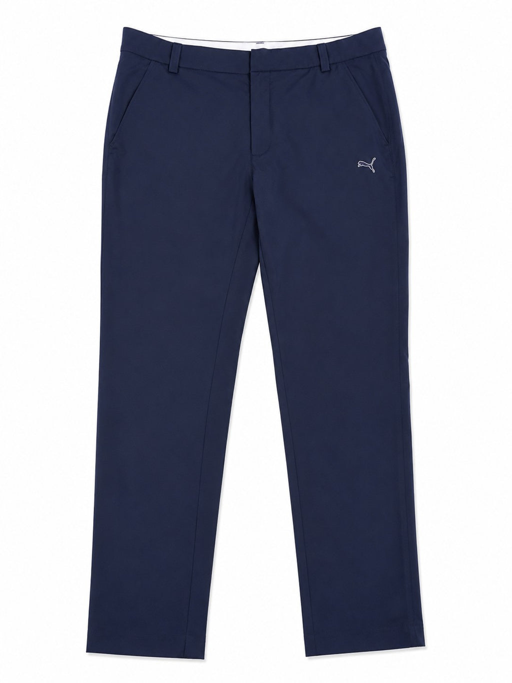 PUMA Golf Men's Navy Blue Stretch Golf Pants Flat Front 36x32 Polyester